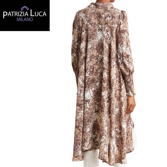 NWT - PATRIZIA LUCA - Smocked sleeve button down tunic/dress/ Size Medium - Picture 3 of 6